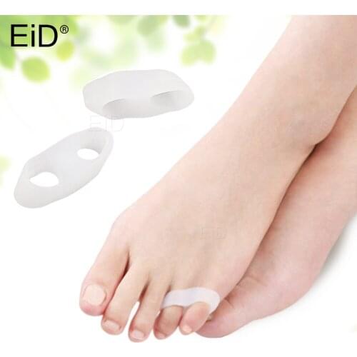 Silicone Gel Small Toe Separator for Prevent Toe Overlap Hallux Valgus Corrector Thumb Protection Orthopedic Inserts Pads