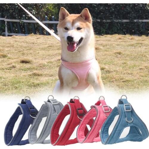 Pet Dog Puppy Reflective Adjustable Outdoor Training Walking Safety Vest Harness Pet Dog Vest Harness
