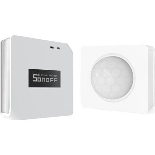 Sonoff RF Bridge 433 Wireless Wifi Signal Converter PIR Sensor For Smart Home Automation Support IOS Android Remote Controller
