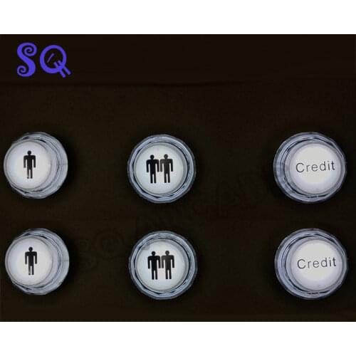 5V 12V LED Light Lamp 30MM small Round Arcade Video Game Player/ start/ Credit Push Button Switch
