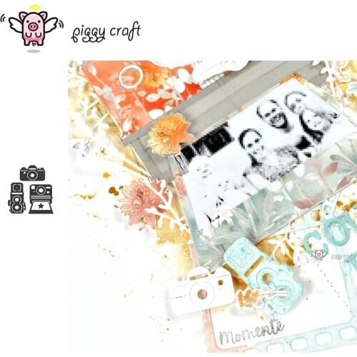 Piggy Craft metal cutting dies cut die mold Camera decoration Scrapbook paper craft knife mould blade punch stencils dies