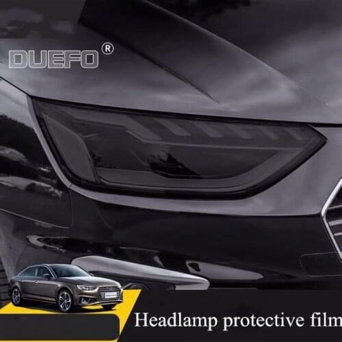Car Headlight Tint Black Protective Film Protection Transparent TPU Sticker For Audi A3 S3 RS3 8V 2017-2020 On Sportback