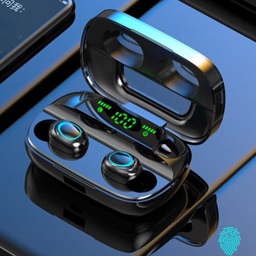 S11 TWS Bluetooth 5.0 Touch Control Wireless Earphones 8D Hifi Stereo Sound Waterproof Sports Earbud with 3500mAh Charging Box