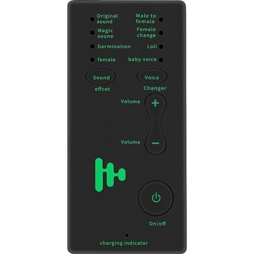 Voice Changer Adapter Device 7 Different Sound Changes Microphone Disguiser Phone Microphone Voice Changer for iPad iphone