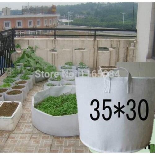 High Quality Thick White Non-woven Planting Bag, Tough Solid, Durable, Suitable for Home&Garden, Environmentally & Confidence