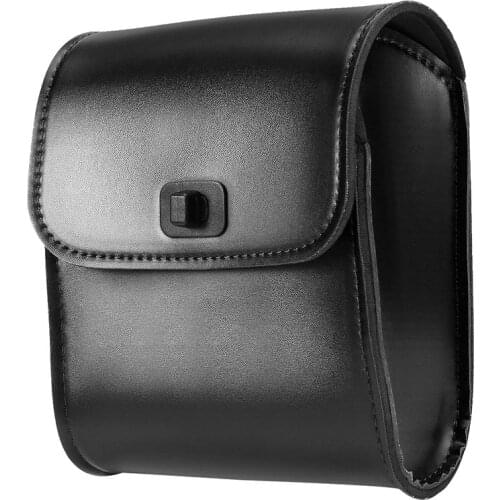 Motorcycle Tool Bag Luggage Saddle Bag Motorcycle Bike Front Handlebar Mount Tool Bag Black/Brown