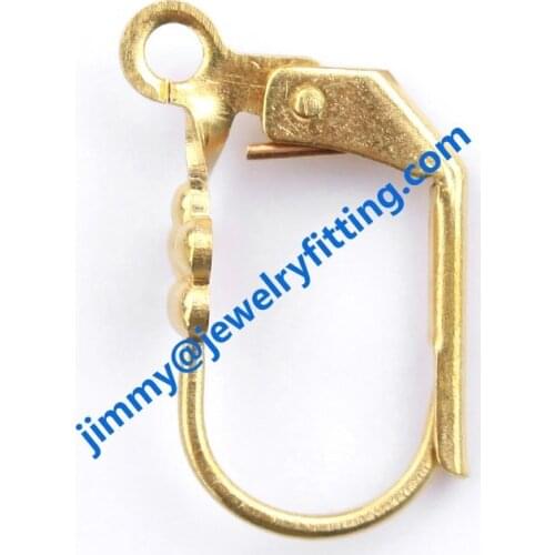 2014 new 2014 new fashion jewelry findings lever back earring clip Screw back earrings clip earring fittings