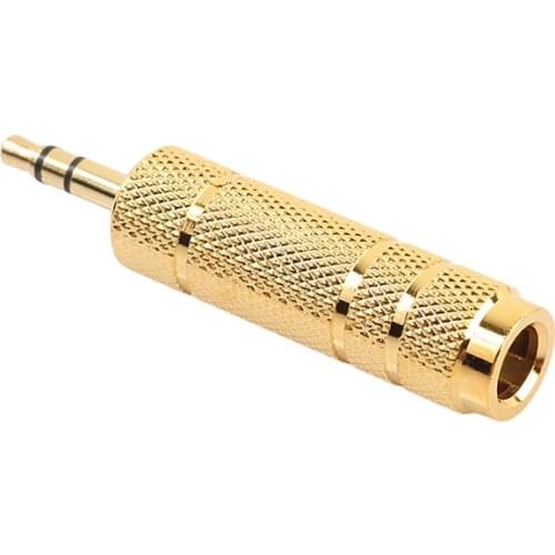 3.5mm Male To 6.5 Mm Female Adapter For Mobile Phone PC Notebook 3.5 Plug To 6.35 Jack Stereo Speaker Audio Adapter Converter