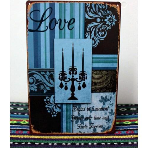 50pcs/lot Metal Sign shabby chic Christmas gift !!Retro poster vintage hanging painting House Cafe Restaurant home art painting