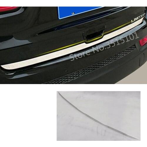 Car Styling Detector Stainless Steel Cover Trim Back Tail Rear Lamp Frame Bumper Trunk 4pcs For Jeep Compass 2017 2018 2019 2020