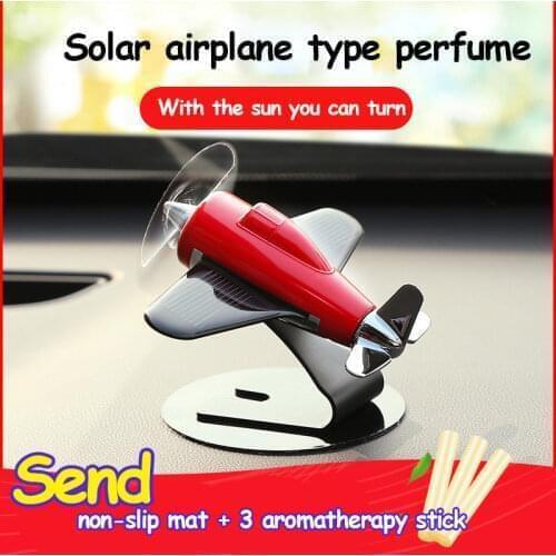 Car perfume creative personalized small car interior decoration supplies car aroma ornaments solar aircraft car ornaments