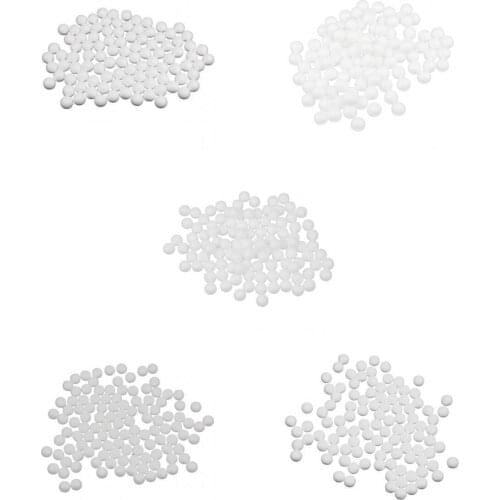 500 Pieces 10/15/20/25/27mm White Polystyrene Foam Balls for Modelling Craft