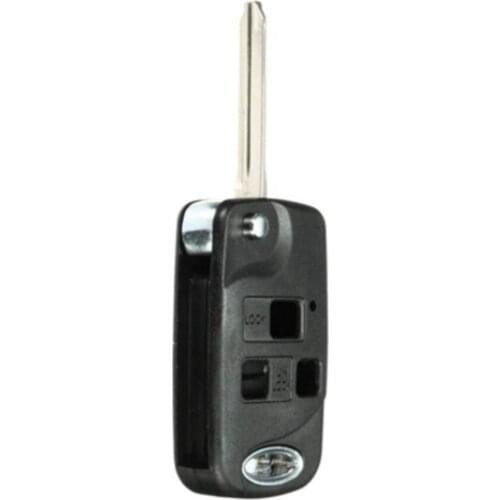 The Key Shell Car Folding Unmarked Spare Toyota Black No Mark Cover