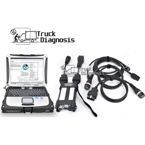 Truck Diagnostic Tool for Volvo VOCOM II 88894000 with APCI PTT 2.7.9 Tech Tool Excavator VOCOM 2 Truck Diagnostic Scanner+cf19