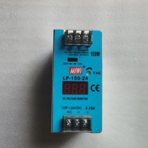 150w 24v 6.25a Mini size ac-dc Switching power supply Din Rail LP-150-24