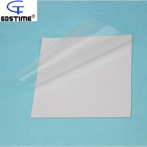 Gdstime 20 Pcs 100*100*0.5mm CPU Silicon Thermal Pad 0.5mm Soft Heatsink Conductive Pad 100mm*0.5mm for Laptop Cooling