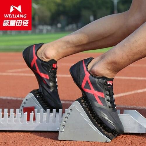 TaoBo Light Weight 300g Spike Racing Shoes for Men Women Track and Field Size 45 Professional Running Track Race Jumping Sneaker