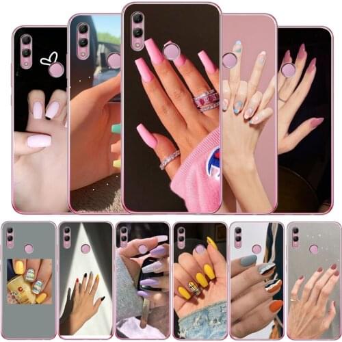Manicure Soft Silicone Phone Case For Huawei Honor 9 10 20 30 lite 20 30 PRO MATE 9 10 20 30 PRO 20 30 lite