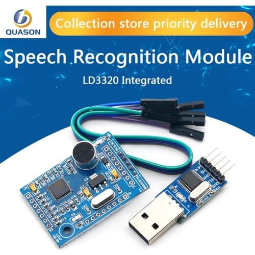 LD3320 voice recognition module 51 single chip microcomputer IO voice module non-specific human voice recognition