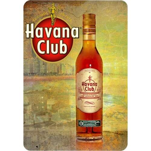 Original Retro Design Old Years Whisky Tin Metal Signs Wall Art | Thick Tinplate Print Poster Wall Decoration for Bar