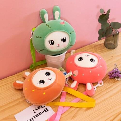 Plush bag cartoon sweetheart rabbit backpack doll female messenger bag childrens doll