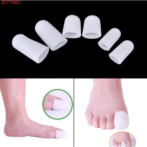 JETTING Silicone Gel Tube Bandage Finger & Toe Protectors Foot Feet Pain Relief Guard for Feet Care insoles Feet Care Tool 2Pcs