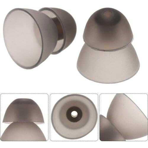 2 Pcs Silicone Hearing Aid Earplugs Practical Hearing Aid Ear Tips Earplugs