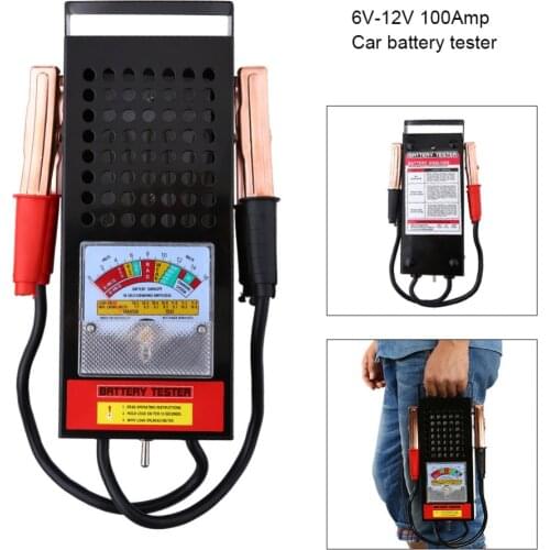 100A Car Vehicle Battery Load Tester 12V Car 6V for Schumacher Car tool Drop Charging Cricut Load Tools