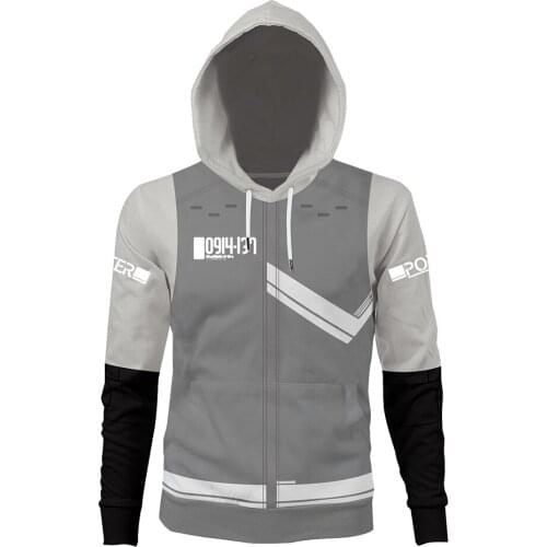 Death Stranding Hoodie Sam Cosplay Costume Hooded Print Sweatshirt coat