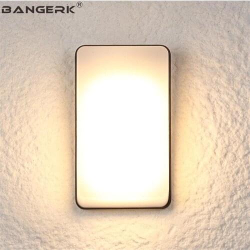 Outdoor Modern Wall Lamp Aluminum Acrylic Waterproof LED Porch Lights Sconce Wall lamps Garden Balcony Home Decor Lighting