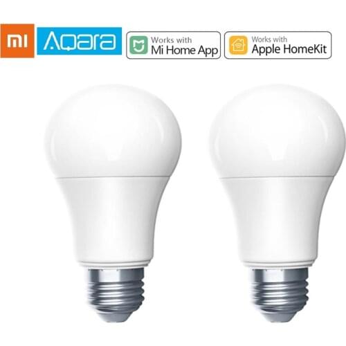 Xiaomi Mi Aqara Zigbee 9W E27 2700K-6500K 806lum Smart White Color LED Bulb Light Lamp Work with Home Kit and MIHome App