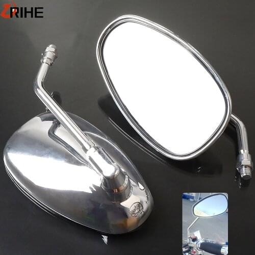 Universal Scooter Rearview Mirrors Motorcycle CNC Rear view Side Mirror For Suzuki burgman 400 Bandit 250/400 GSX400 Yamaha XJ6
