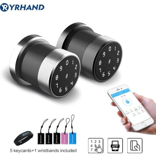 WiFi TT lock App Bluetooth Smart Door Lock Digital Keypad Knob Styled Keyless Entry Digital Security Door Lock with TT lock App