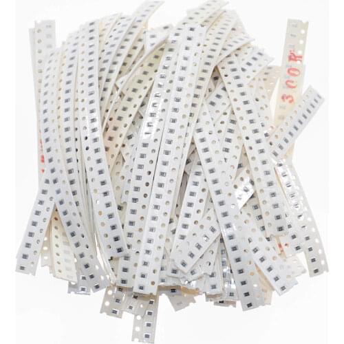 2000pcs 80value 5% 0805 SMD Resistor Assorted Kit 10 ohm - 910k ohm Chip Fixed Resistor Sample Kit set Sample Bag