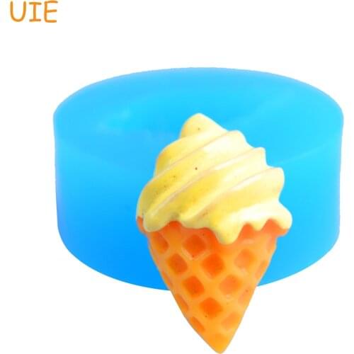 XYL018U 3D Silicone Mold Flexible Mold Ice Cream Miniature Sweets Decoden Kawaii Polymer Clay Jewelry Mold