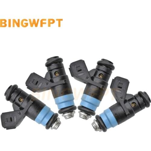 4PCS Fuel Injector Nozzle OEM H132254 8200139674 Fit For Renault Clio Megane Scenic Modus 1.4L 16V