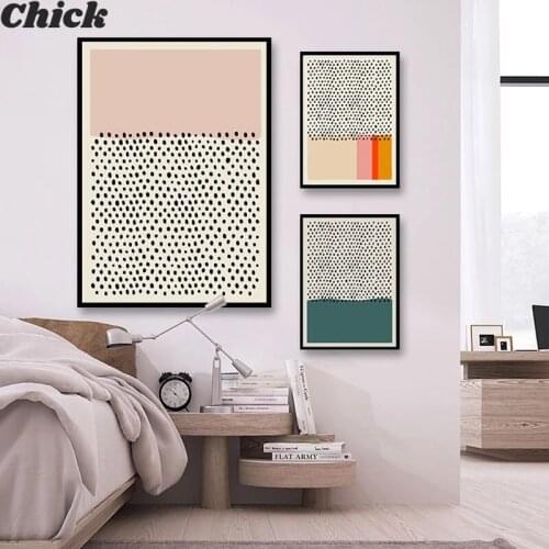 Abstract Color Line Wall Art Canvas Painting Minimalist Style Geometric Picture Poster And Print Gallery Living Room Home Decor