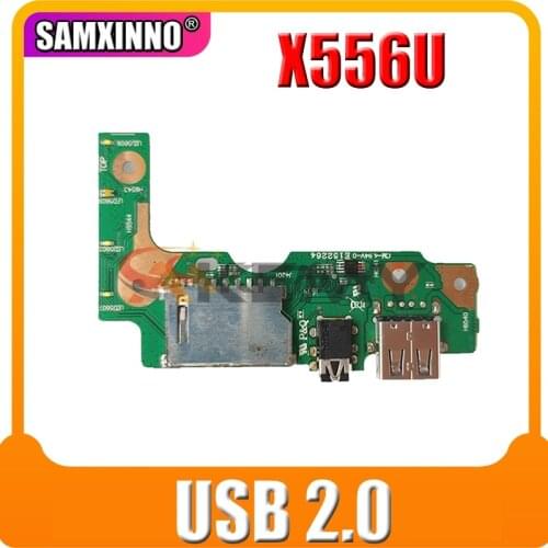 Akemy For Asus X556U X556UJ X556UJQ X556UB X556UA X555UV FL5900 LF5800 Laptop Audio USB 2.0 IO Interface JACK Board