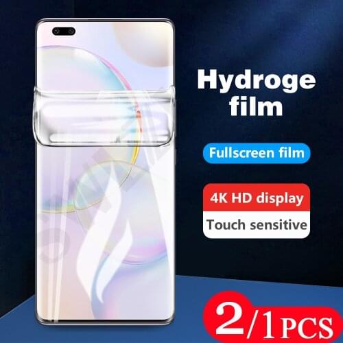 2/1Pcs cover for Honor 50 SE V40 lite 30 pro plus Youth 30s 30i view 20 20s 20i hydrogel film phone screen protector Not Glass