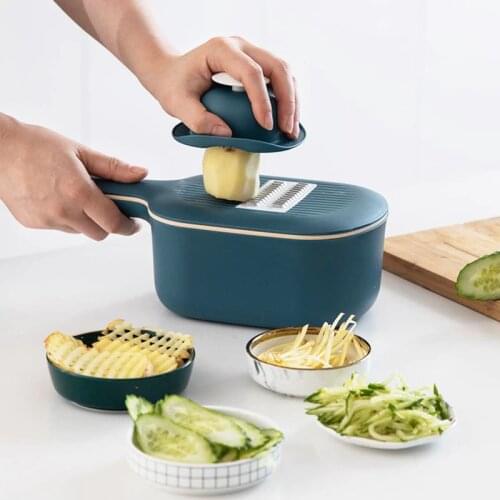 Multi-function Vegetables Cutting Device Nordic Potato Cut Wire Slicer Onion Chopper Diced Home Chips Slice Kitchen Grater Suit