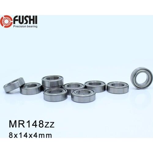 MR148ZZ ABEC-1 (50PCS) 8X14X4mm Miniature Ball Bearings MR148ZZ