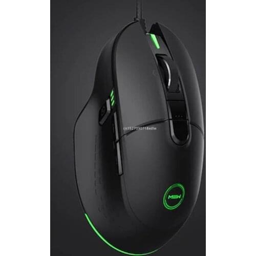Xiaomi Youpin MIIIW 700G RGB Colorful Light Effect 1000HZ Speed Wired Gaming Mouse 10 Buttons 7200DPI Ergonomic Gamer PC Mouse