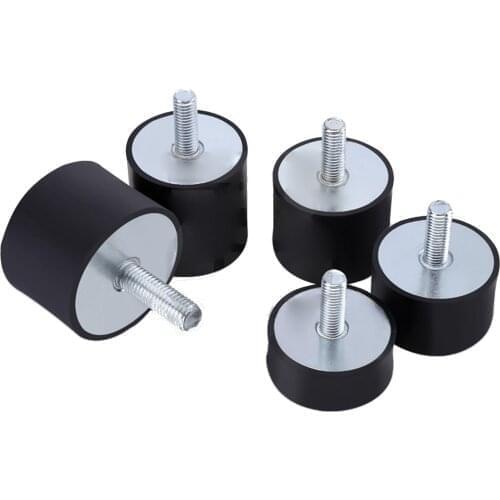 Outer Diameter 50/60/75mm M0x27mm Rubber Shock Absorber Single Male Thread Crash Pad Damper