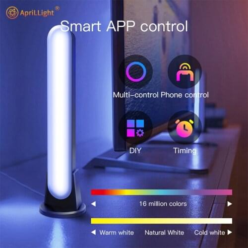 RGB LED Floor Lamp Bedroom Bedside Decoration Floor Light Living Rom Art Decor Atmospheric Lighting Indoor Decor Standing Lamp