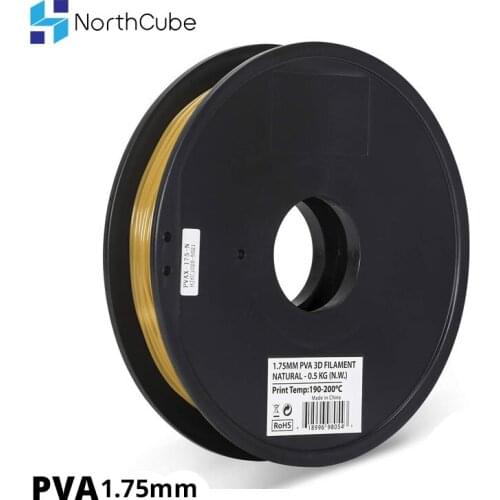 NorthCube PVA Filament 1.75mm Dissolvable 3D Print Filament 0.5kg/Spool Compatible With Almost All 3D Printers