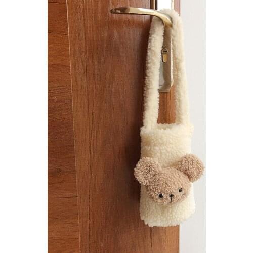 New Winter 2020 Fashion Plush Bag Women Cute Mouse Imitation Lamb Wool Cup Bag Mini Crossbody Bags Kawaii Handbag Bolsa Feminina