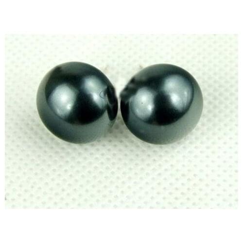 New Favorite Pearl Earring Big Huge 17mm South Sea Shell Pearl Earrings S925 Sterling Silver Stud Fine Jewelry Classic Lady Gift