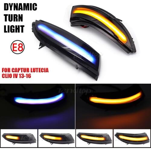 LED Dynamic Turn Signal Light For Renault Clio IV MK4 BH RS Grandtour KH 2012 2013 2014 2015 2016 Side Mirror Indicator