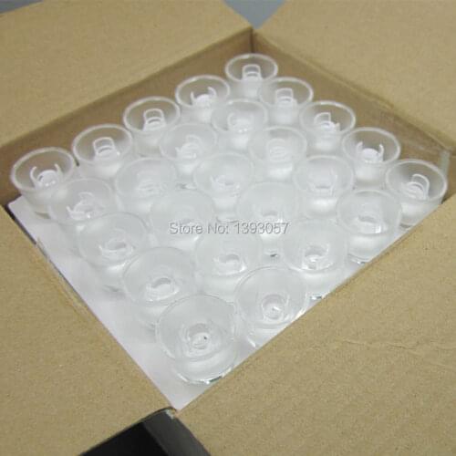 50pcs/lot light transmittance 95% diameter 20mm waterproof PMMA led lens 15/30/45/60/ degree optical lens with holder