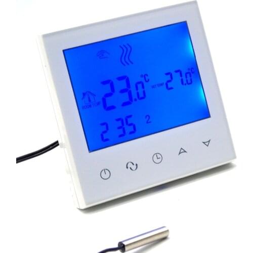 LCD touch programmable Floor Heating Thermostat for Underfloor Warm System
